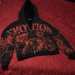 Red Mixed Emotion Hoodie 