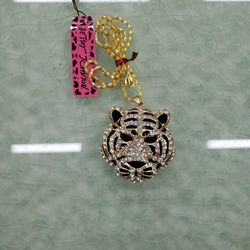 Betsey Johnson Tiger Necklace