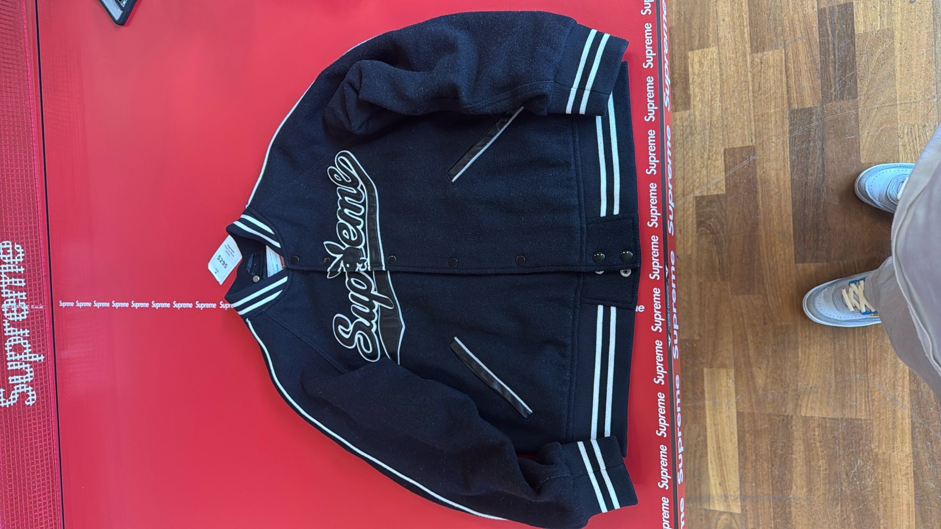 Supreme Playboy Wool Bomber Size M