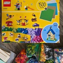 Legos 1500 pieces Practically brand new all pieces there. Bought for $130, perfect for Legos lover.