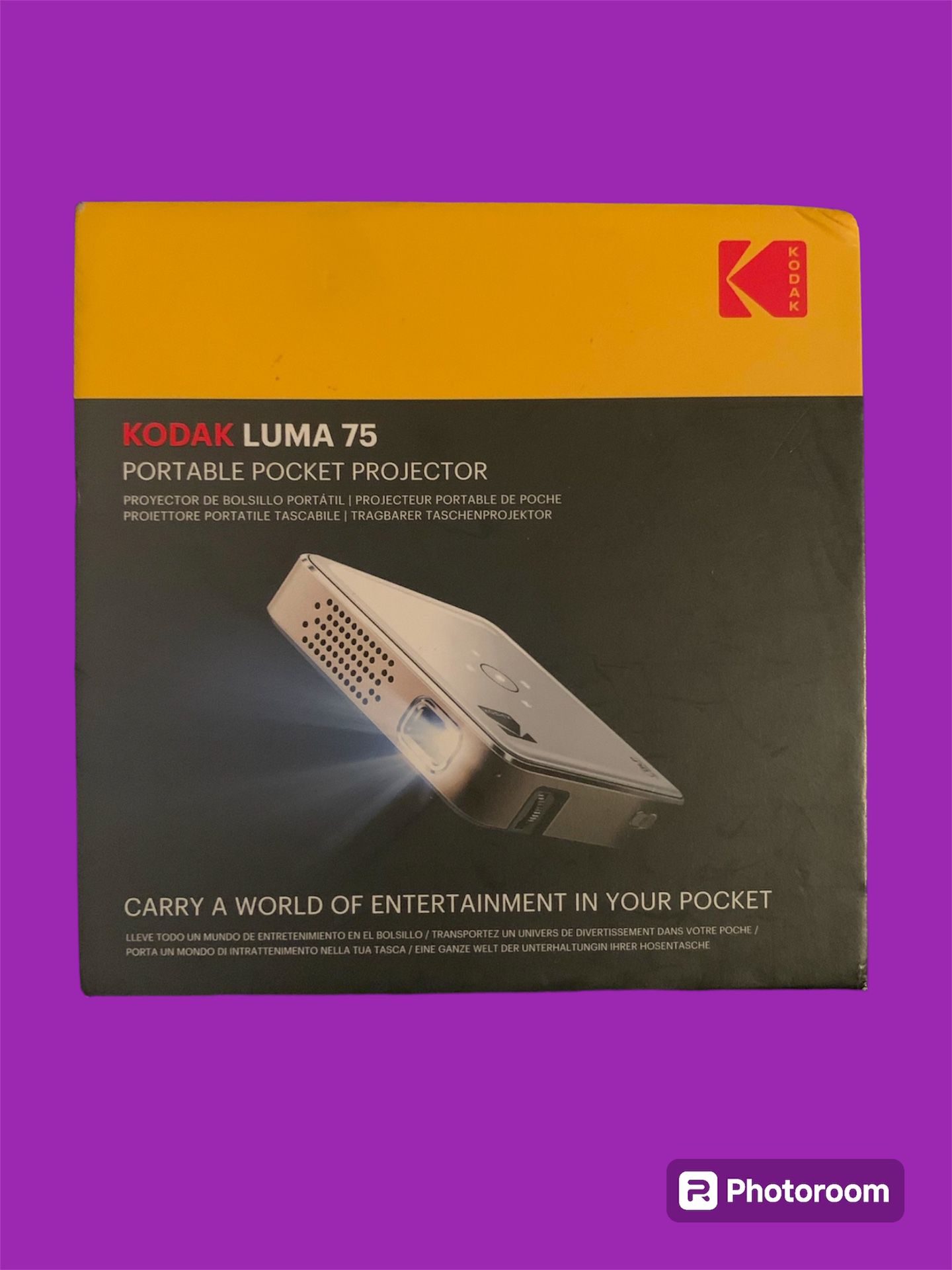 Kodak Luma 75 Portable Pocket Projector Perfect New Conditions $120