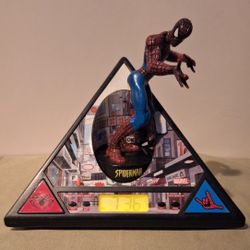 Spiderman LED Clock w/ Voice Phrases,Motion & Light MARVEL 2004