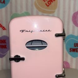 Pink mini fridge (Firm On Price )