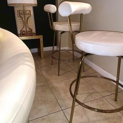 Gold Bar Stools 