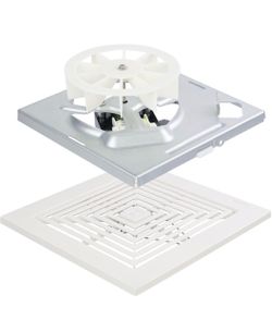 696N-R02 B Unit Replacement Grille 3 for Broan 688 Exhaust Fan Cover S6 Fan Assembly for Broan-NuTone BP90,688,663,670,671,689,Bathroom 