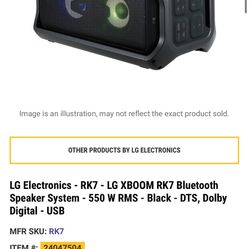 Lg Rk7 Bluetooth Speaker 