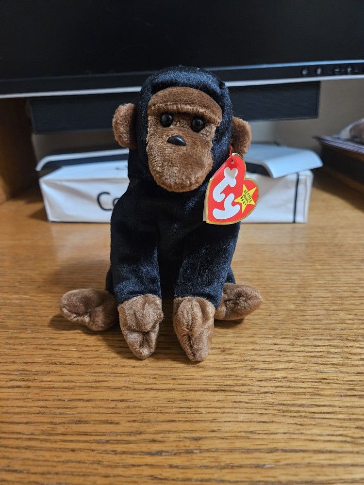 TY Beanie Babies "Congo The Gorilla" Large Size Mint
