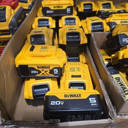 DeWalt batteries 5 hours