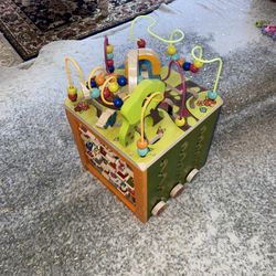 B. toys- Zany Zoo: Educational Play with Animals, Spinners, Bead Rollercoaster, Functional Doors