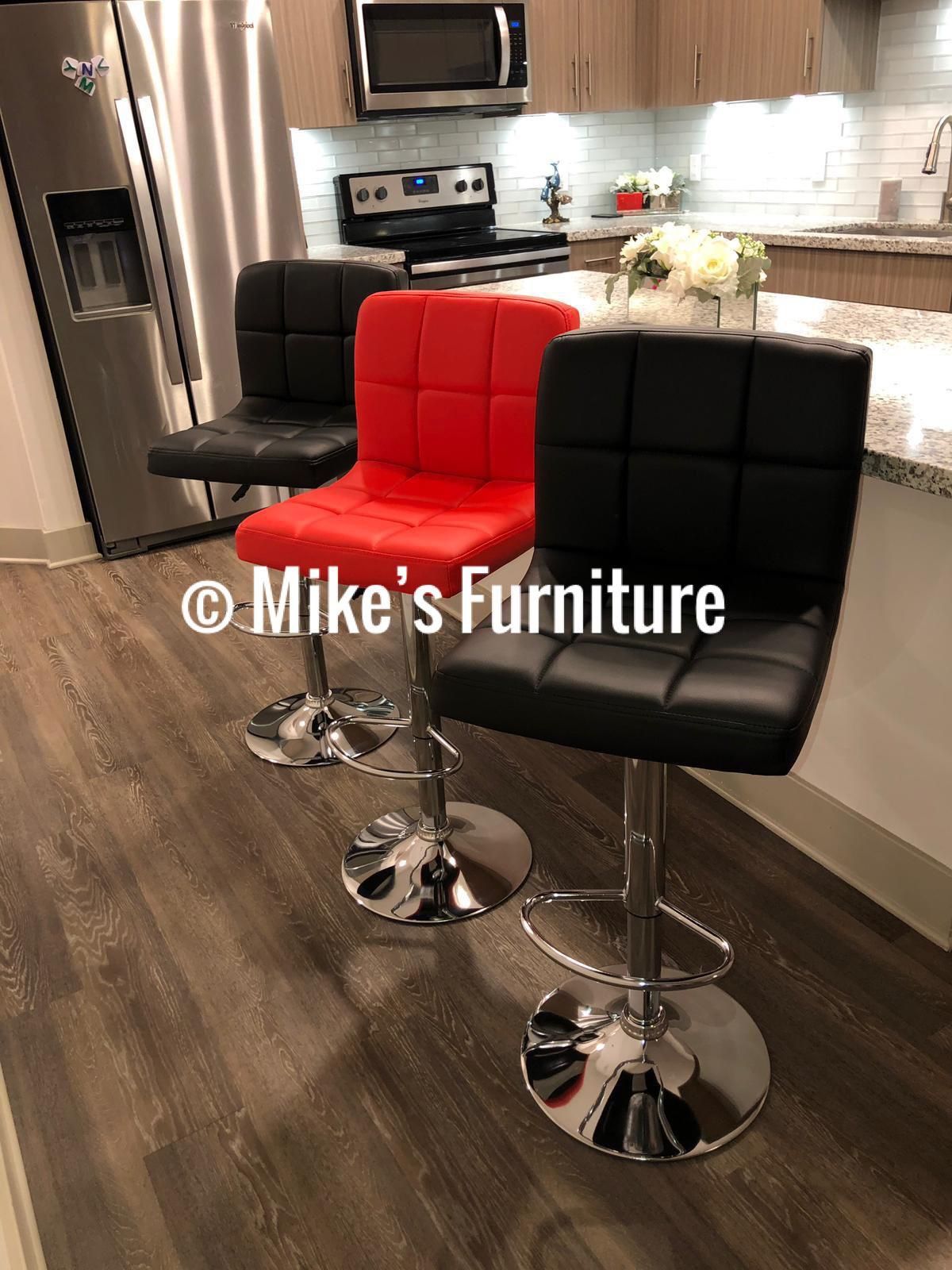 New Adjustable Bar Stools, barstools, barstool, bar stool, Sillas, Dining Chairs, chair, chairs, cadeiras (6 colors Red, Black, White, Brown, Gray, bl