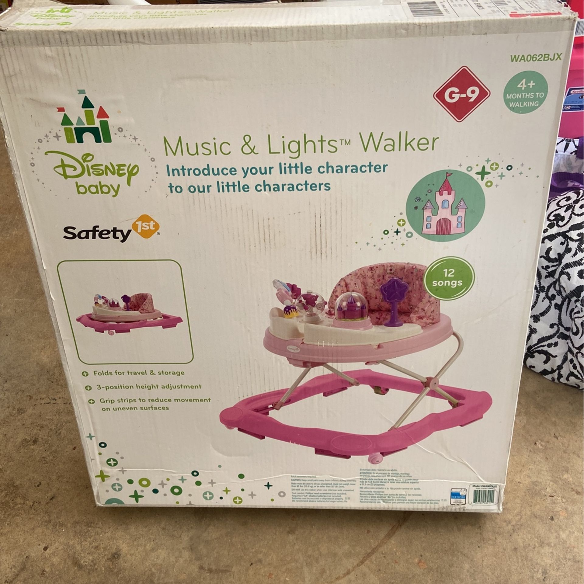 Music and lights walker