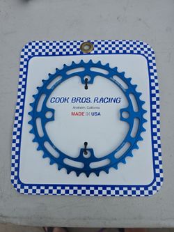 COOK BROS 4 BOLT CHAINRING USA MADE BMX BIKE CRUISER CHAINRINGS SE HARO PROFILE