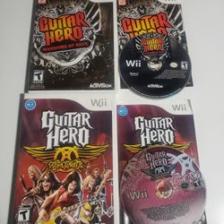 Guitar Hero Warriors of Rock/ Aerosmith Wii