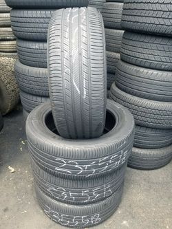 235/55/18 Michelin premier a/s, set of 4, 70% tread 7/32, great condition $250 for 4 tires .