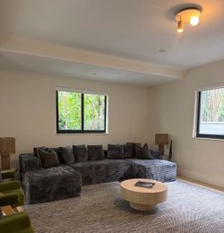 Large U shape sofa