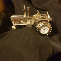 Cool Metal Tractor Clock