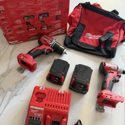 Milwaukee® 3693-22CX M18™ 2-Tool Power Tool Combo Kit