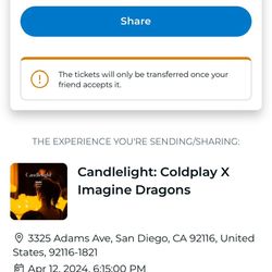 Candlelight Fever Coldplay Imagine Dragons
