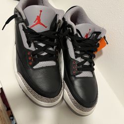 Og Black Cement 3’s/French Blue/white 12’s