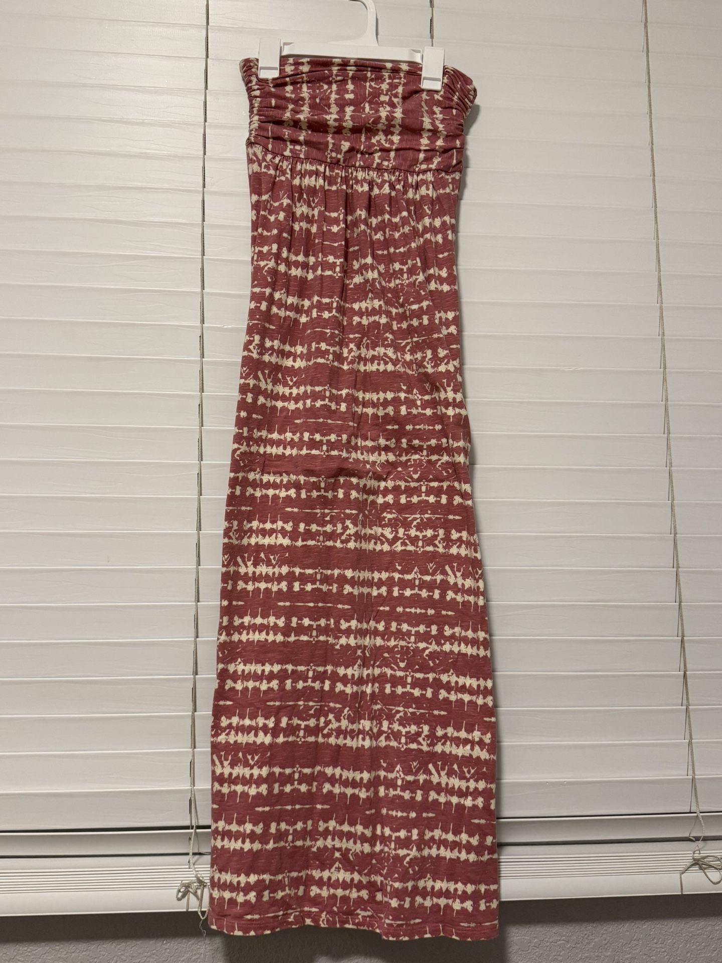Pink & White Tube-Top Dress