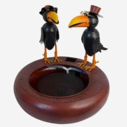 Tabletop Crow Fountain 