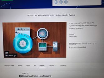 Wall mounted vinyl player
