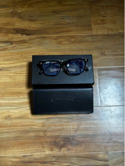 Chrome Hearts Cross Design Glasses Black/Silver