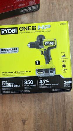 Ryobi hammer drill kit