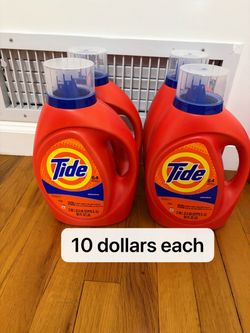 Tide detergent 80 oz , 10 dollars each