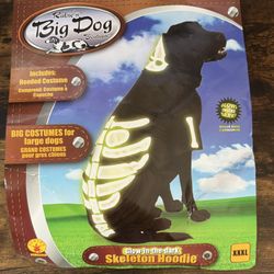 Dog Costume Glow in the Dark Skeleton size XXXL just $5 xox