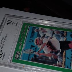 1991 NETPRO TOUR STARS #3 ANDRE AGASSI TENNIS ROOKIE... $5,995.00