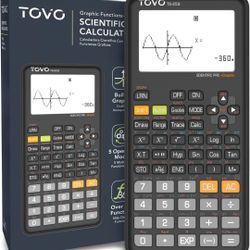 TOVO Scientific Calculator with Graphing Functions, Multiple Modes, 360 Functions, Large Screen, Intuitive Interface for Beginners, High School & Adva