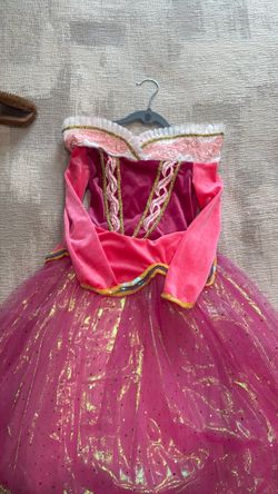 Girls Pink Princess Costume Dress