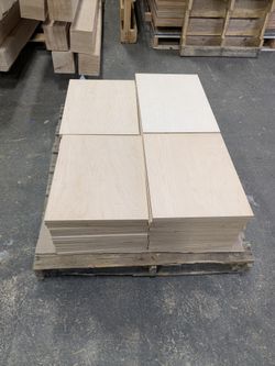 50 Pieces of  3/4" Maple Plywood Offcuts