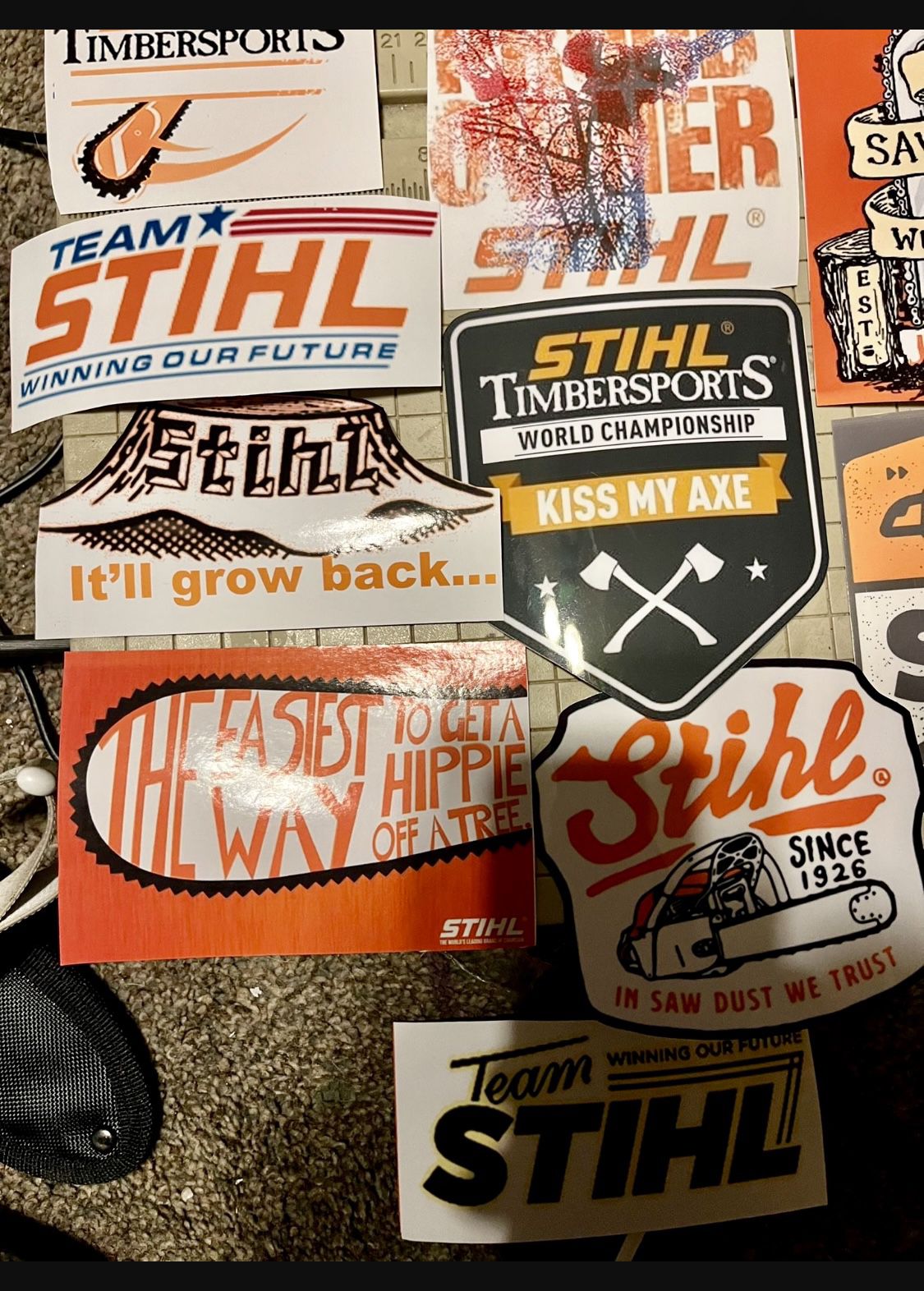 20 For $20 Stihl Decal  Waterproof  And Tear Proof  UV Resistant 
