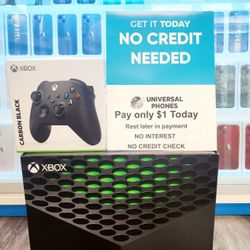 MICROSOFT X BOX SERIES X 1TB GAMING CONSOLE NEW IN BOX $1 DOWN TODAY REST IN PAYMENTS.NO CREDIT CHECK 