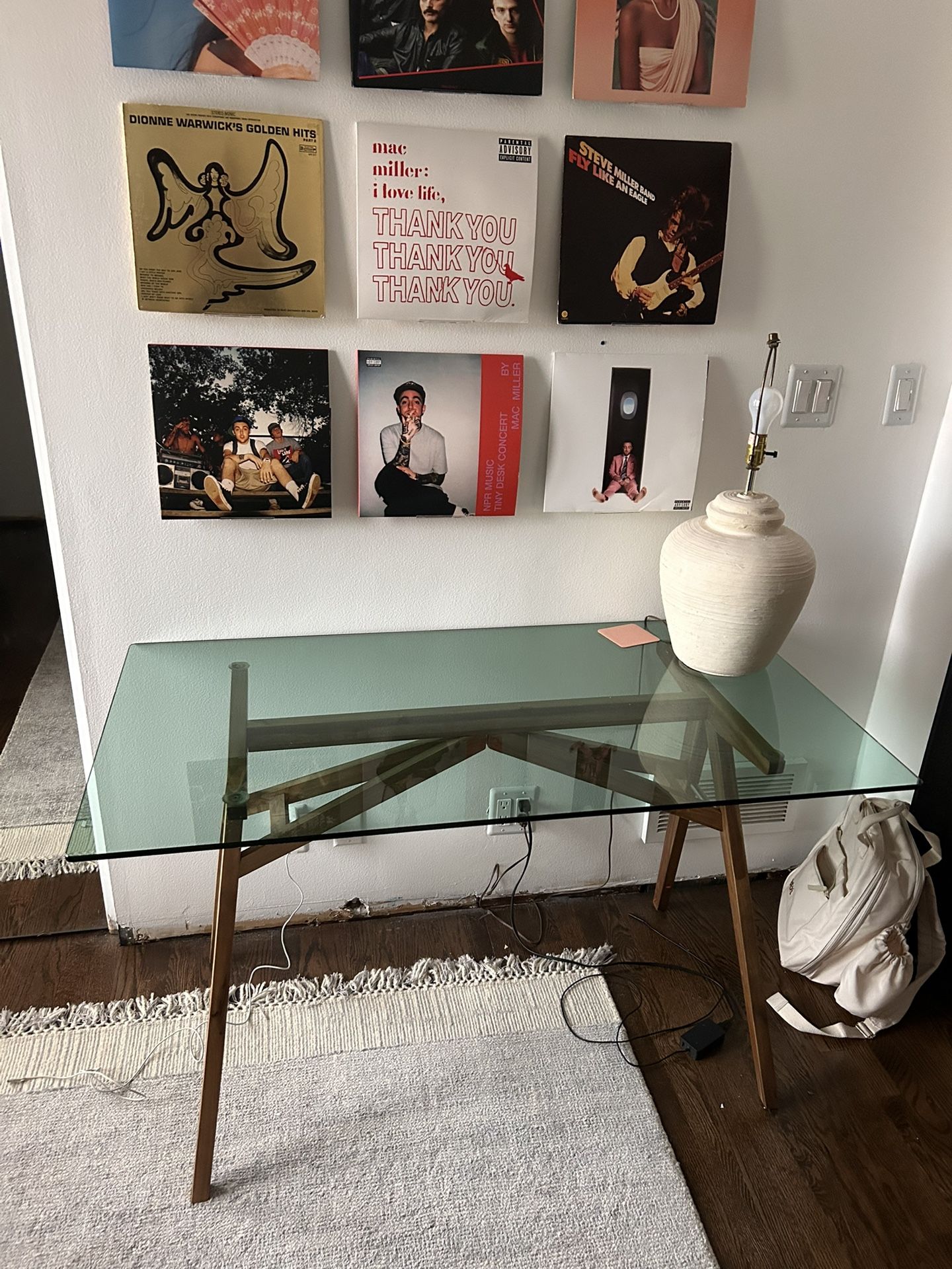 Target Glass Top Desk