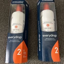 Two NEW Everydrop 2 Refrigerator Water Filters- 2 For $60
