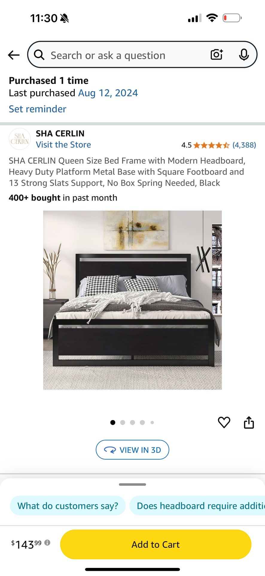 Queen Bed Frame