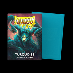 Dragon Shield - Turquoise - Players' Choice Matte Sleeves - Standard (100 Sleeves)