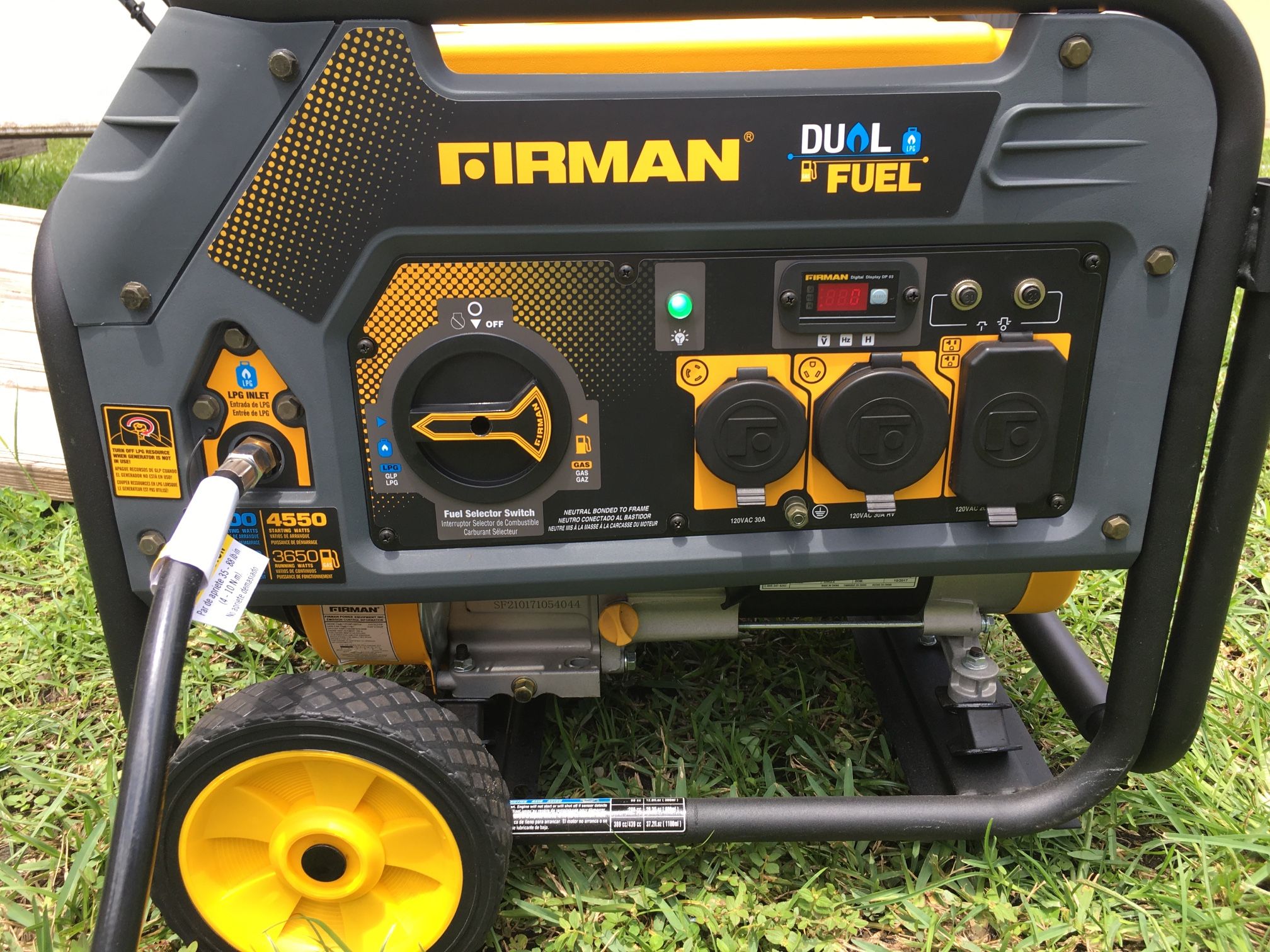 Firman HO 3652 Portable Generator Recoil Start