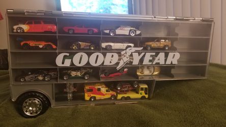 Good Year Hot Wheels trailer/ car holder.