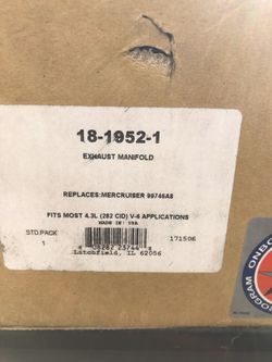 Mercruiser Exhaust Manifold and Riser