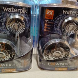2  Packages. Each Has 1 Shower Head & 1 Hand Held Shower Head Attached. $40 each.  2/$65