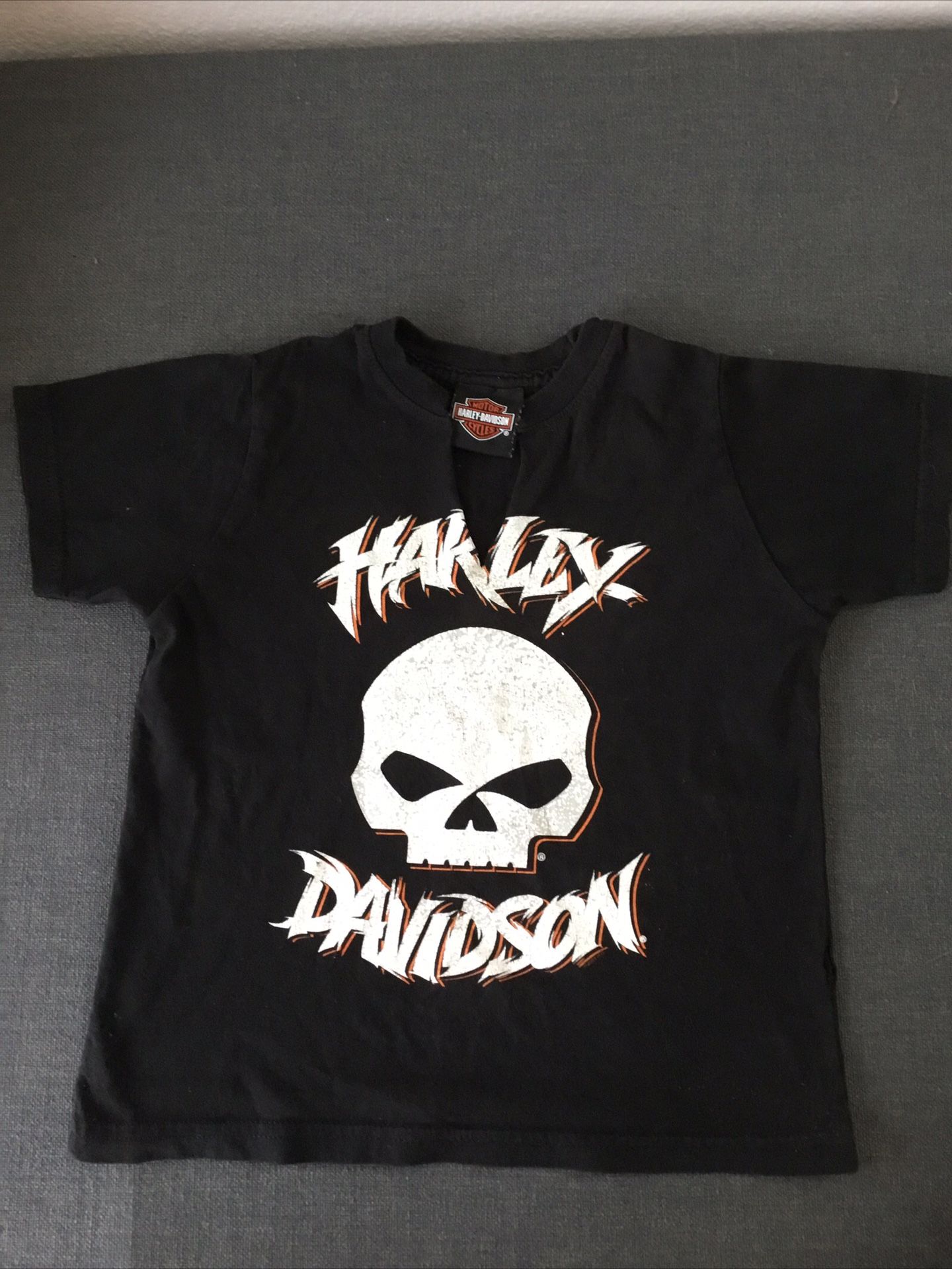 Harley Davidson Lafayette Louisiana Cajun Kid Tshirt Size 5/6 Sm