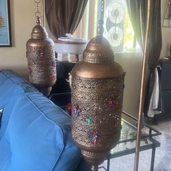 Boho Large Lanterns With Stand 