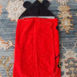Mickey Mouse Hooded Towel