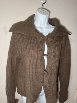 Brown Knitted Cardigan 