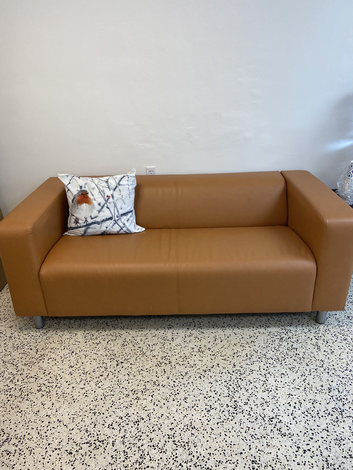 IKEA Klippan Couch: Bomstad Material Like-leather