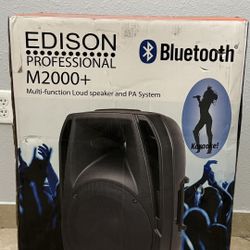 🎼🚨💥 Edison Professional M-2000 Plus 15" High Power PA Speaker